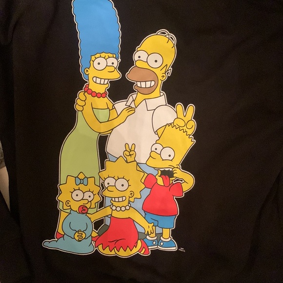 FINAL GIVEAWAY SALE! NWT The Simpsons Sweatshirt Sz XL + FREE F SHIRT - Picture 2 of 5